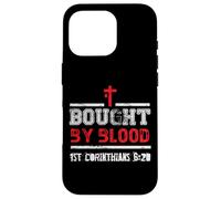 Bought By Blood - 1 Corinthians 6 20 - Christian Faith Case for iPhone 16 Pro