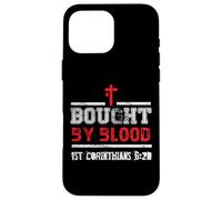 Bought By Blood - 1 Corinthians 6 20 - Christian Faith Case for iPhone 16 Pro Max