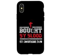 Bought By Blood - 1 Corinthians 6 20 - Christian Faith Case for iPhone X/XS