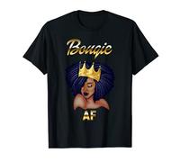 Bougie AF Bougie Gift For Women Black Queen T-Shirt