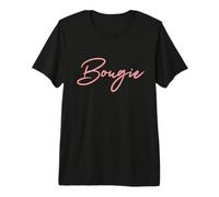 Bougie Pale Pink Script Glam Queen Style Cute & Funny Bougie Premium T-Shirt