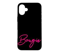 Bougie Pink Script Glam Queen Arty Style Cute & Funny Bougie Case for iPhone 16 Plus