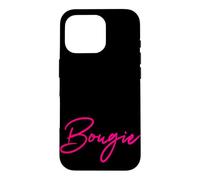 Bougie Pink Script Glam Queen Arty Style Cute & Funny Bougie Case for iPhone 16 Pro