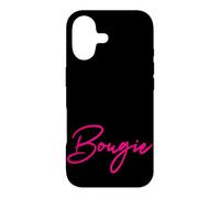 Bougie Pink Script Glam Queen Arty Style Cute & Funny Bougie Case for iPhone 17