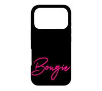 Bougie Pink Script Glam Queen Arty Style Cute & Funny Bougie Case for iPhone 17 Pro
