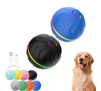 Boujee Gravity Ball Dog, 2025 New Durable Boujee Gravity Ball Dog Toy, Smart Motion Sensor Interactive Dogs Automatic Rolling Balls (Blue+Black)