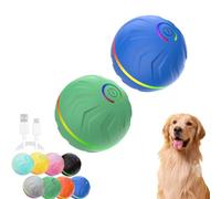 Boujee Gravity Ball Dog, 2025 New Durable Boujee Gravity Ball Dog Toy, Smart Motion Sensor Interactive Dogs Automatic Rolling Balls (Blue+Green)