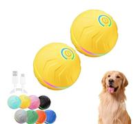 Boujee Gravity Ball Dog, 2025 New Durable Boujee Gravity Ball Dog Toy, Smart Motion Sensor Interactive Dogs Automatic Rolling Balls (Yellow #2)