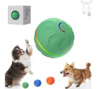 Boujee Gravity Ball Dog, Boujee Vibrating Dog Ball, 4-Hour Playtime, Automatic Rolling & Rotating Moving Dogs Toy (Green)