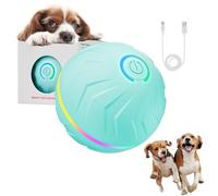 BoujeeFlow - Boujee Gravity Ball, Boujee Gravity Bounce Ball, Interactive Vibrating Balls for Dogs, Self-Rolling and Jumping, 4-Hour Playtime, for Indoor/Outdoor Play (Little Blue)