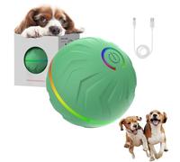 BoujeeFlow - Boujee Gravity Ball, Boujee Gravity Bounce Ball, Interactive Vibrating Balls for Dogs, Self-Rolling and Jumping, 4-Hour Playtime, for Indoor/Outdoor Play (Green)