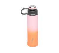 BOULDER 24 oz - TriMax® Insulated Stainless Steel Water Bottle with Reflecta™ Insulated Dual Lid, Strainer and Silicone Bottle Bumper - Coral Sands (ombre)