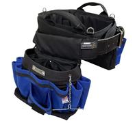 BOULDER BAG Ultimate Electrician Tool Belt, Large 33-36" Waist, Blue