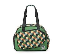 Boulder Bee Premium Pickleball Bags, PickleBall Tote Bag for Women, Women’s Hand/Shoulder Gym Bag w Water Bottle Holder, With Racquet/Paddle Holder (Green Wave)