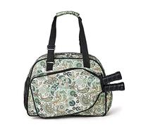 Boulder Bee | Premium Pickleball Bags | PickleBall Tote Bag for Women | Women’s Hand/Shoulder Gym Bag w Water Bottle Holder | With Racquet/Paddle Holder (Spring flowers)