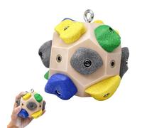 Boulder Block Climbing Gifts, Rock Climbing Finger Training, Portable Bouldering Frame with Climbing Holds, Climbing Chalk Ball Alternative for Hand Therapy and Stress Relief, Off-White Design for All