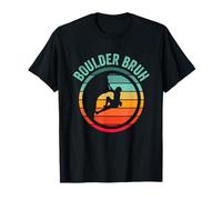 Boulder Bro Funny Bouldering Slang Climber Rock Climbing Fan T-Shirt