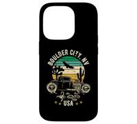 Boulder City Nev USA Hotrod Retro Desert Sunset Style Design Case for iPhone 14 Pro