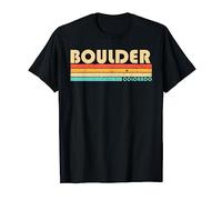 BOULDER CO COLORADO Funny City Home Roots Retro 70s 80s T-Shirt