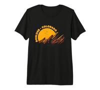 Boulder Colorado Vintage Flatirons Rock Formations Hiking Premium T-Shirt