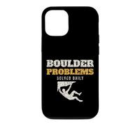 Boulder Problems Solved Daily Funny Climber Bouldering Case for iPhone 12/12 Pro