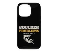 Boulder Problems Solved Daily Funny Climber Bouldering Case for iPhone 13 Pro