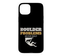 Boulder Problems Solved Daily Funny Climber Bouldering Case for iPhone 15 Plus