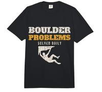 Boulder Problems Solved Daily Funny Climber Bouldering Comfort Colors Adult Heavyweight T-Shirt