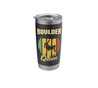 Boulder Queen Retro Climbing Rocks Bouldering Mountaineering Stainless Steel Insulated Tumbler