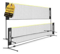 Boulder Sports Badminton Net Set - Portable Pickleball, Tennis, and Volleyball Net with Poles - Outdoor Badminton Garden Games Set for Kids & Adults