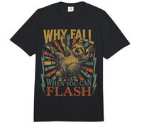 Boulderer Why Fall When You Can Flash Bouldering Comfort Colors Adult Heavyweight T-Shirt