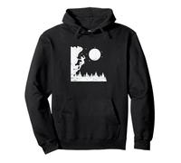 Bouldering Passion on the Wall Pullover Hoodie