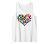 Bouldering Rock Climbing and Bouldering Heart Holds Tank Top