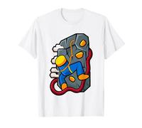 Bouldering Silhouette Outdoor Rock Climbing Sunset Climber T-Shirt