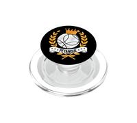 Boule King Petanque Crown Boule Ball Outfit for Bouler Boule PopSockets PopGrip for MagSafe