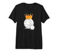 Boule Queen Petanque Crown Balls Boulen Boccia King Premium T-Shirt