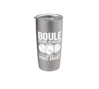 Boule Saying Balls Throwing Boccia Game Botcha Boules Set Stainless Steel Insulated Tumbler
