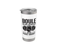 Boule Saying Balls Throwing Boccia Game Botcha Boules Set Stainless Steel Insulated Tumbler