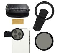 BOULESENM 52 mm Polarising Filter Mobile Phone Polarising Filter for Mobile Phone Camera with Thread Clip, CPL Filter, Mobile Phone, with Thread Clip for iPhone, Samsung, Android Smartphones