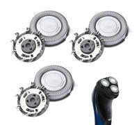 BOULESENM Pack of 3 SH30 / SH50 Replacement Heads Compatible with Philips 5000, 3000, 2000, 1000 Shaver Replacement Head 360° Double Blades Rotation System