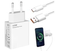 BOULESENM Type C Charger, Fast Charger 33W USB C Fast Charger with 2M USB C Cable for Note 13/12/11/11S/9/10/11 Pro/12 Pro/13 Pro Poco X6/X3/F3/X5/M5/F2 Pro