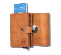 Bouletta AirTag Wallet Pop up Card Holder - Leather RFID Minimalist Smart Wallets for Men Women