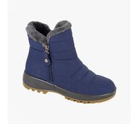 Boulevard Connie Thermal Lined Womens Designer Fashion Dress Boots Navy