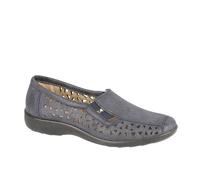 Boulevard Womens/Ladies Side Gusset Summer Casual Shoes (6 UK) (Navy Blue)