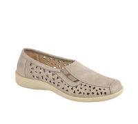 Boulevard Womens/Ladies Side Gusset Summer Casual Shoes (3 UK) (Stone)