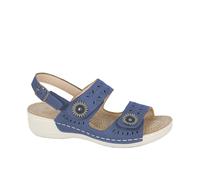 Boulevard Becca Womens Beach Fashion Casual Sandal Navy
