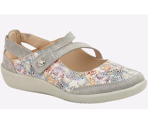 Boulevard Blossom Leather Shoes Womens - Grey - Size UK 5
