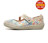 Boulevard Womens/Ladies E Fit Leather/Suede Shoes (7 UK) (Grey)