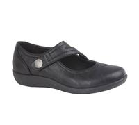 Boulevard Calgary Womens Shoes (Wide Fit) Trainers, Size 7 In Black