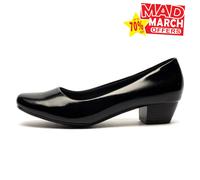 Boulevard Clermont Womens Court Shoes | Court Shoes | Black Patent | UK Size 2